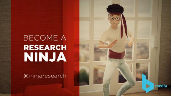 Research Ninja 3d animation by bMedia Bahrain